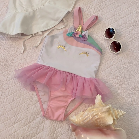 Cat & Jack Magical Unicorn Tutu Swimsuit
